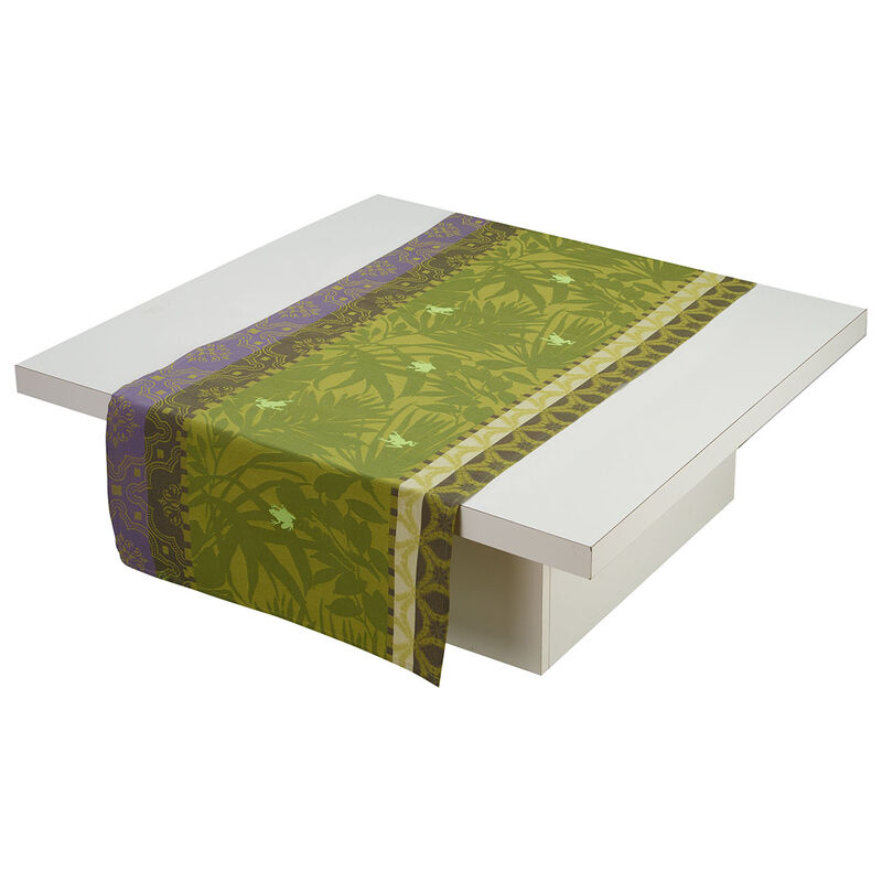 Camino de mesa antimancha Bahia Jungle 50x150 Algodón / Poliéster, , hi-res image number 0