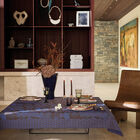 Mantel Sulawesi Terre Indigo 150x150 100% algodon, , hi-res image number 3