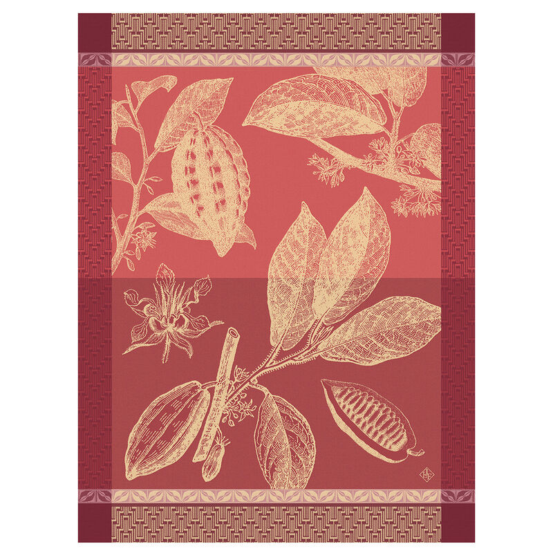 Paño de cocina Chocolats - Fève Rubis 60x80 100% algodon, , hi-res image number 0