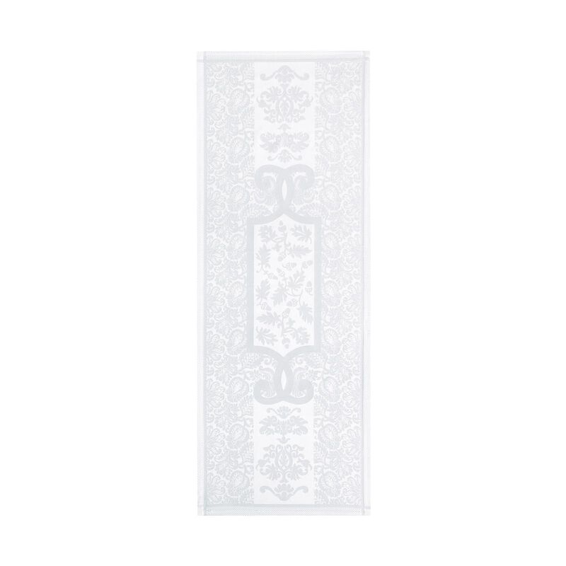 Camino de mesa Siena Blanc Blanc 55x150 100% algodon, , hi-res