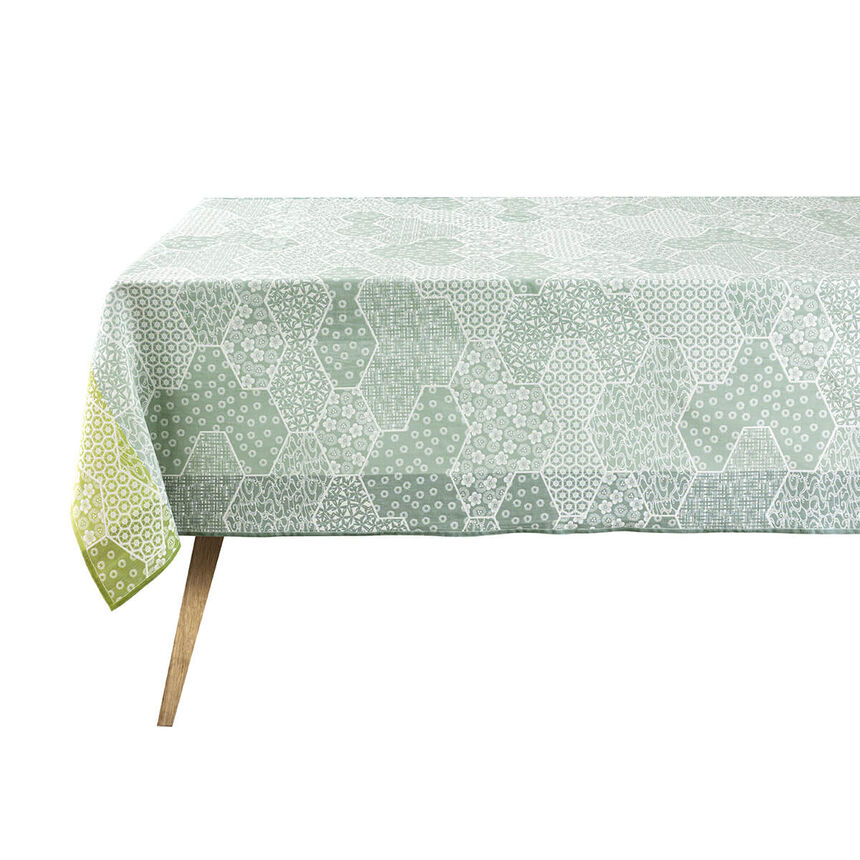 Mantel antimancha Wagara antimancha C&eacute;ladon 150x150 100% algod&oacute;n, , hi-res image number 1