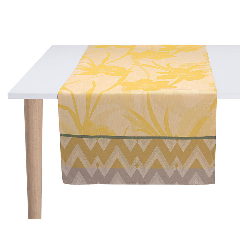 Camino de mesa La Vie en Vosges Soleil 50x150 100% algodon, , hi-res image number 2