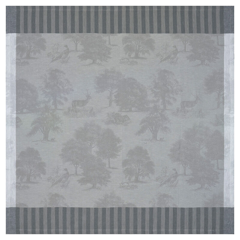 Mantel Souveraine Argent 175x175 100% lino, , hi-res image number 3