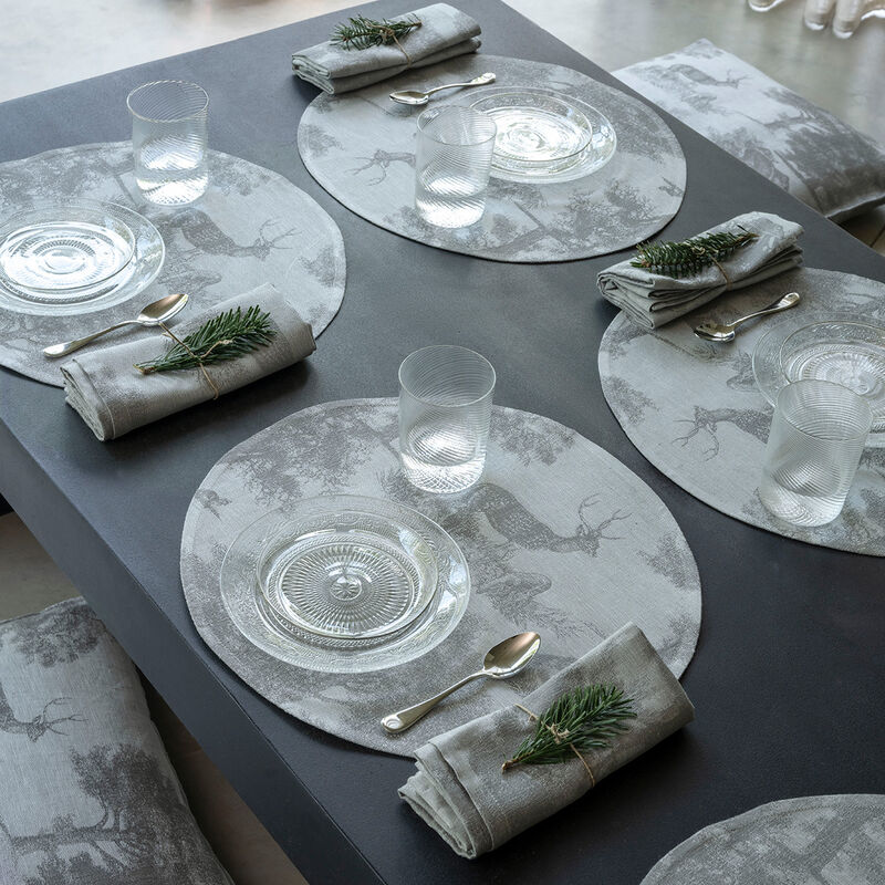 Servilleta Souveraine  Argent 58x58 100% lino, , hi-res