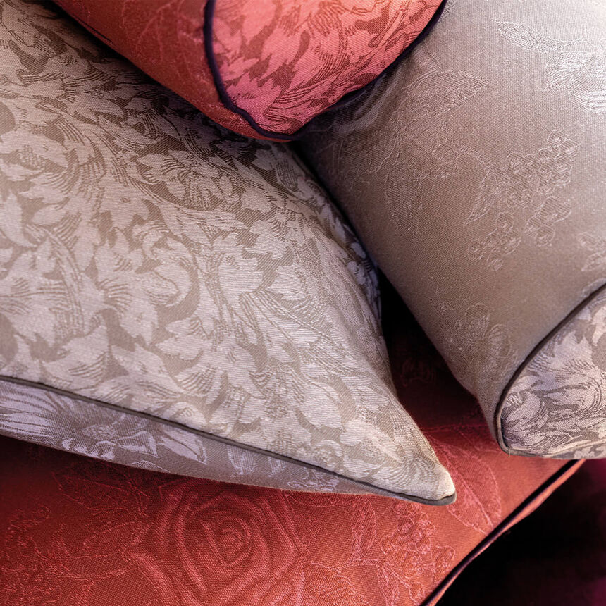 Funda de coj&iacute;n Romance Passion 50x15 50% algod&oacute;n - 50% lino, , hi-res image number 2