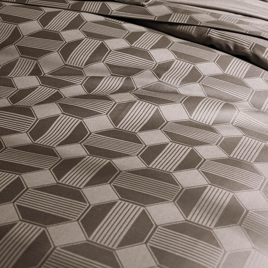 Funda de edred&oacute;n Palacio Fusain 135X200 100% algod&oacute;n, , hi-res image number 3