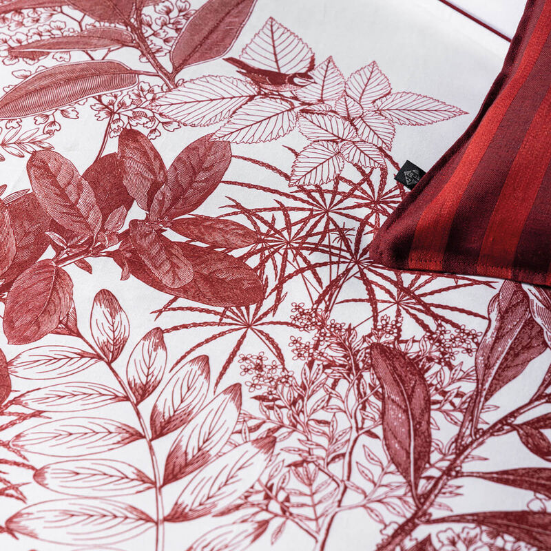 Funda nórdica Feuilles en scène Goji 135X200 100% algodón, , hi-res image number 3