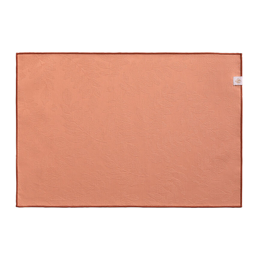 Individual antimancha Vegetal mood avec surjet bourdon Papaye 46x32 100% algodon, , hi-res image number 0