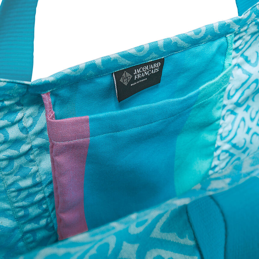 Bolsa de playa Mono&iuml; Lagon 76x54 100% algodon, , hi-res image number 2