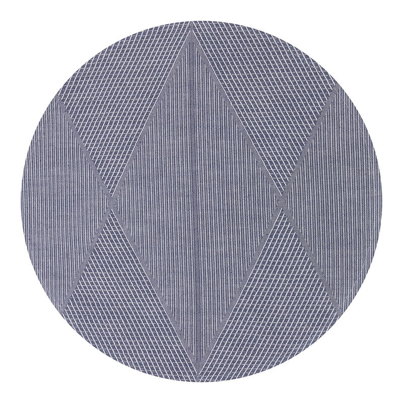 Individual Club Losanges Denim Ø42 89% algodón / 11% lino, , hi-res image number 0