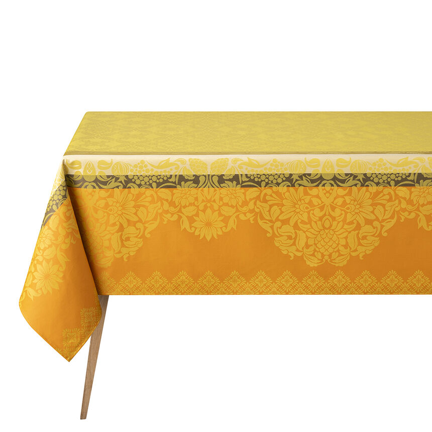 Mantel antimancha Mumbai Enduit Safran 150x260 100% algodon, , hi-res image number 1