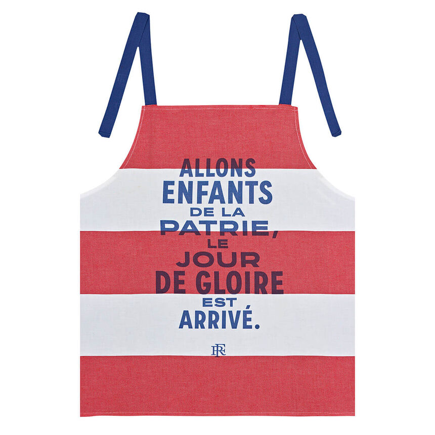 Delantal para ni&ntilde;os Elys&eacute;e Patrie Tricolore 66x60 100% algodon, , hi-res image number 0