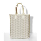 Bolsa de mano Picto Beige  100% algodon, revestimiento acrílico. Adornos: Piel de vaca, , hi-res image number 1