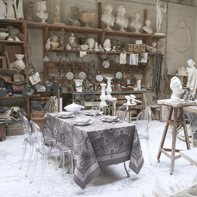 Mantel Porcelaine Kaolin Ø210 100% algodon, , hi-res image number 2