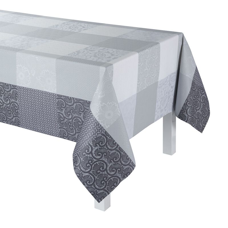 Mantel antimancha Fleurs de Kyoto Brume 175x175 100% algodon, , hi-res