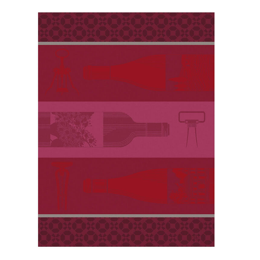 Pa&ntilde;o de cocina Vin en Bouteille Rouge 60x80 100% algodon, , hi-res image number 1