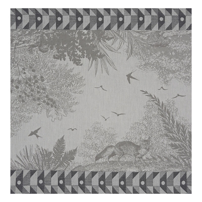 Servilleta Forêt enchantée Argent 55x55 100% algodon, , hi-res image number 1