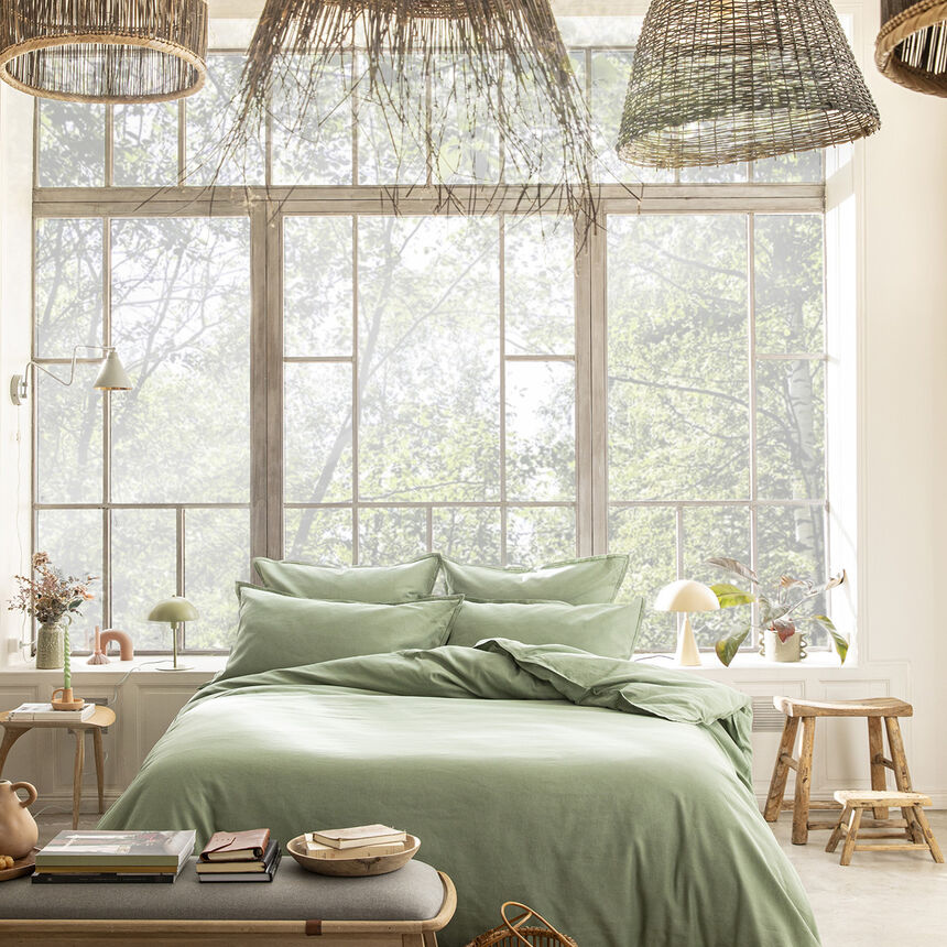 Funda de edred&oacute;n Nuances R&eacute;s&eacute;da 140X200 50% algod&oacute;n - 50% lino, , hi-res image number 0