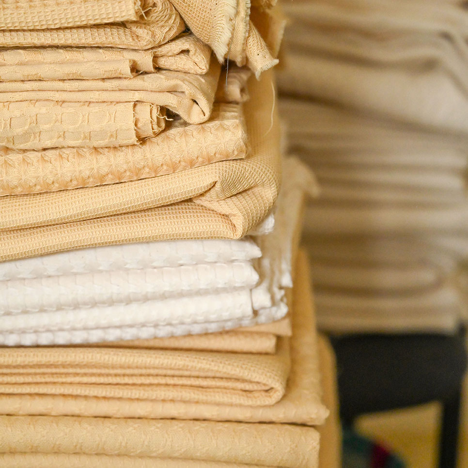 Muestras de tejidos jacquard