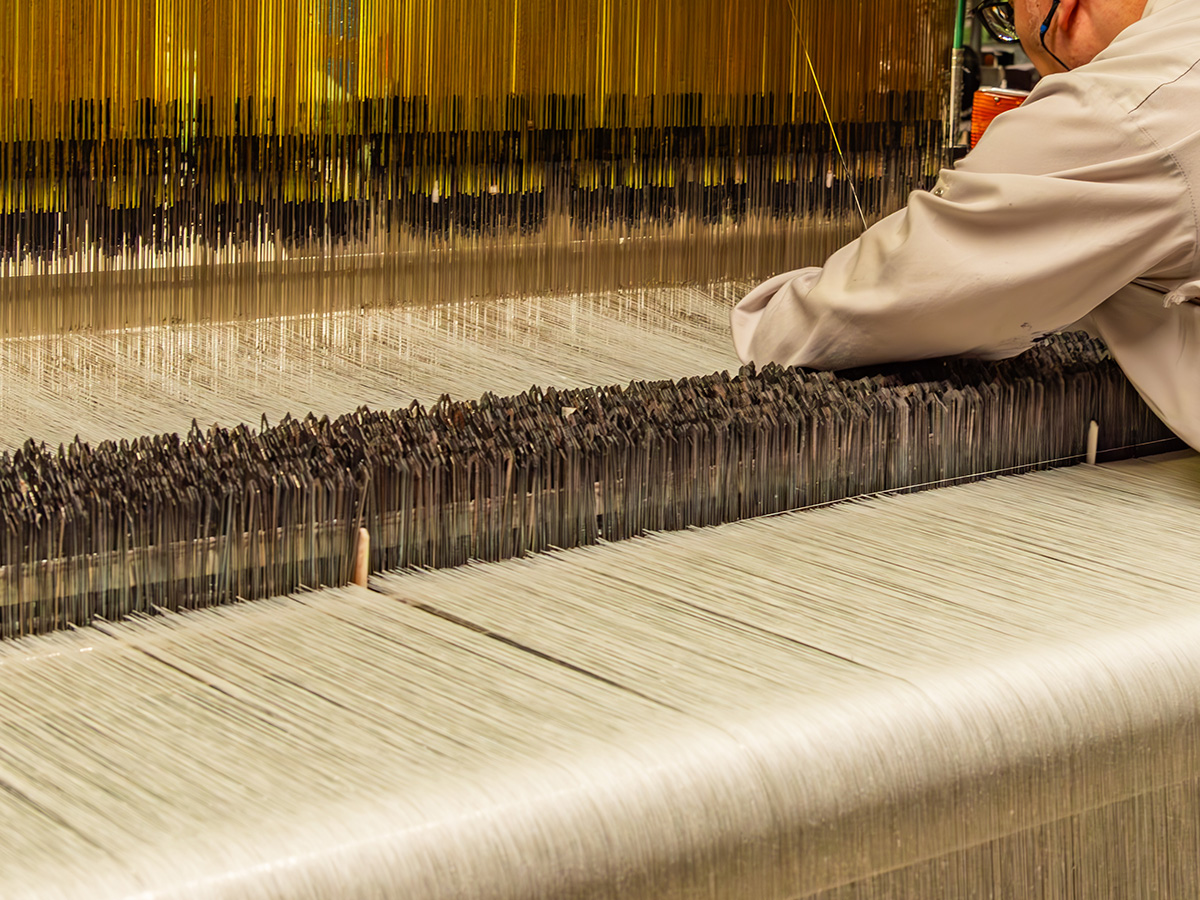 Control de un tejido jacquard en el telar