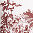 Funda decorativa Feuilles en sc&egrave;ne  Algod&oacute;n, , swatch