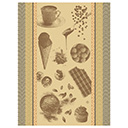 Paño de cocina Chocolats - Recettes Algodón, , swatch