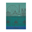 Paño de cocina Paris panorama Algodón, , swatch
